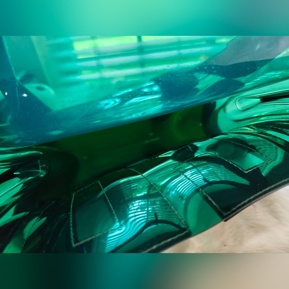 DELVAUX Brillant Handbag The Hero 1829 Green PVC - Picture 7 of 7